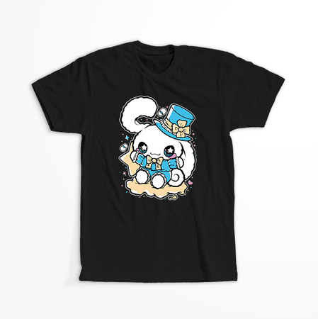 Koszulka Czarna -  Cinnamoroll - WYBIERZ KOLOR KOSZULKI I FASON