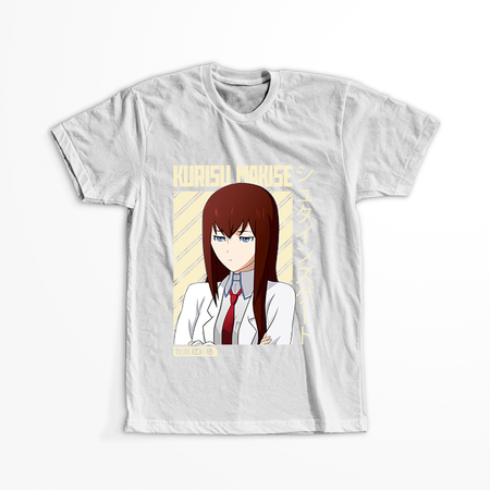 Koszulka Biała - Steins;Gate - WYBIERZ KOLOR KOSZULKI I FASON