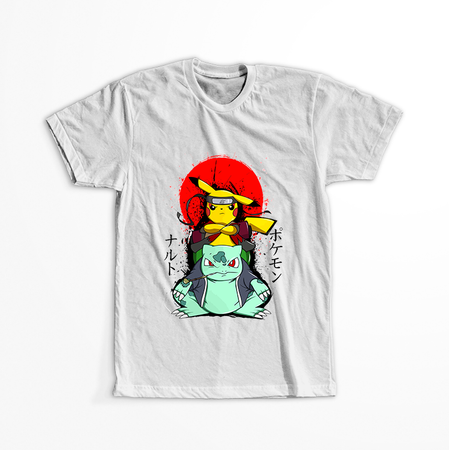 Koszulka Biała - Pokemon - WYBIERZ KOLOR KOSZULKI I FASON