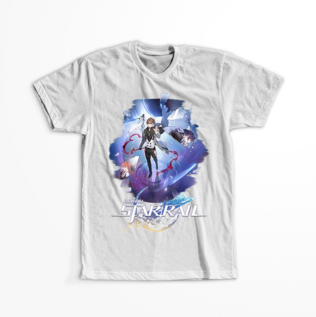 Koszulka Czarna - Honkai Star Rail  - Welt WYBIERZ KOLOR KOSZULKI I FASON