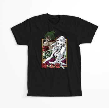 Koszulka Czarna Demon Slayer / Kimetsu no Yaiba / Miecz zabójcy demonów - WYBIERZ KOLOR KOSZULKI I FASON
