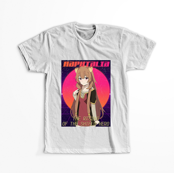 Koszulka Biała - The Rising of the Shield Hero - WYBIERZ KOLOR KOSZULKI I FASON