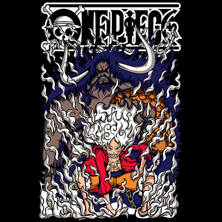 Koszulka Biała One Piece - WYBIERZ KOLOR KOSZULKI I FASON