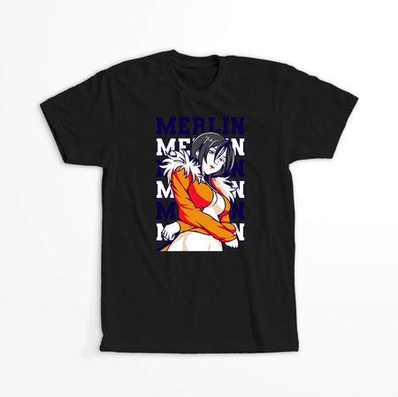 Koszulka Czarna Seven Deadly Sins - WYBIERZ KOLOR KOSZULKI I FASON