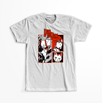 Koszulka Biała Dandadan - WYBIERZ FASON KOSZULKI