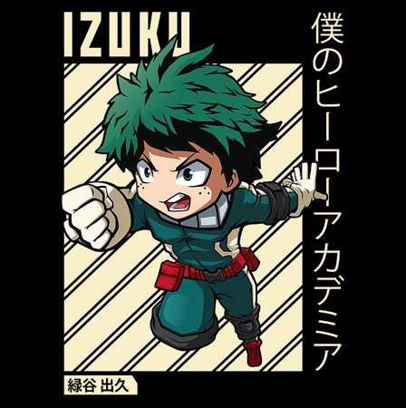 Koszulka Biała My Hero Academia / Akademia bohaterów - WYBIERZ KOLOR KOSZULKI I FASON