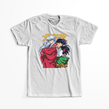 Koszulka Biała - InuYasha - WYBIERZ KOLOR KOSZULKI I FASON