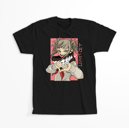 Koszulka Czarna My Hero Academia / Akademia bohaterów - WYBIERZ KOLOR KOSZULKI I FASON