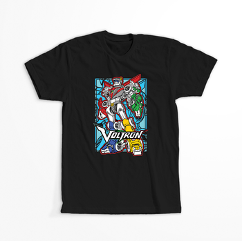 Koszulka Czarna - Voltron - WYBIERZ KOLOR KOSZULKI I FASON