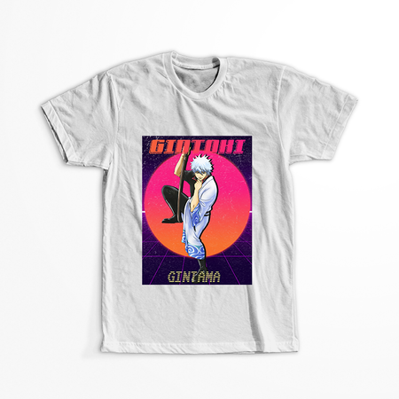Koszulka Biała Gintama WYBIERZ KOLOR KOSZULKI I FASON