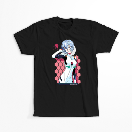 Koszulka Czarna Neon Genesis Evangelion - WYBIERZ KOLOR KOSZULKI I FASON