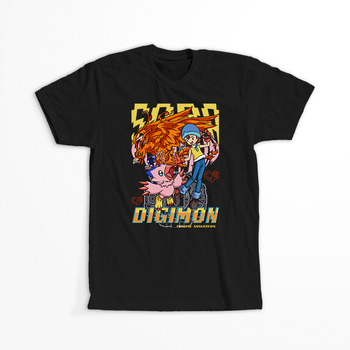 Koszulka Czarna - Digimon - WYBIERZ KOLOR KOSZULKI I FASON