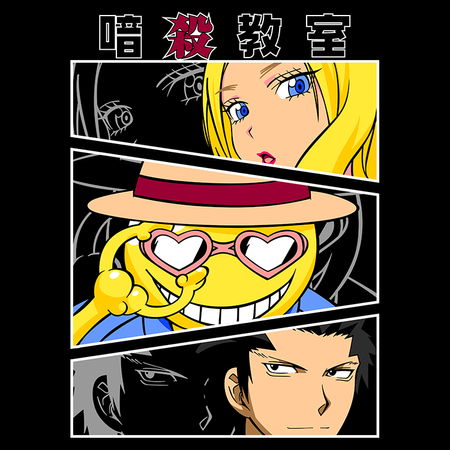 Koszulka Biała - Assassination Classroom - WYBIERZ KOLOR KOSZULKI I FASON