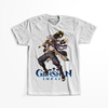 Koszulka Biała Genshin Impact - Arataki Itto - WYBIERZ KOLOR KOSZULKI I FASON