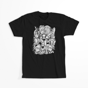 Koszulka Czarna Naruto / Boruto - WYBIERZ KOLOR KOSZULKI I FASON