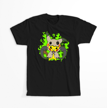 Koszulka Czarna - Pokemon - WYBIERZ KOLOR KOSZULKI I FASON