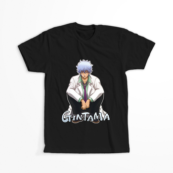 Koszulka Czarna Gintama WYBIERZ KOLOR KOSZULKI I FASON