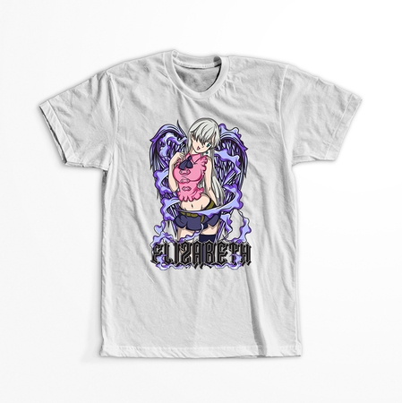 Koszulka Biała Seven Deadly Sins - WYBIERZ KOLOR KOSZULKI I FASON