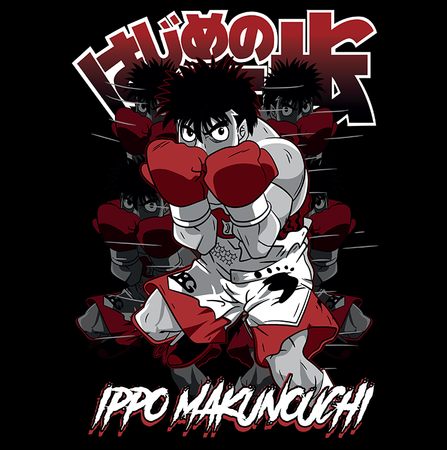 Koszulka Biała - Hajime no Ippo - WYBIERZ KOLOR KOSZULKI I FASON