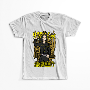 Koszulka Biała Tokyo Revengers WYBIERZ KOLOR KOSZULKI I FASON