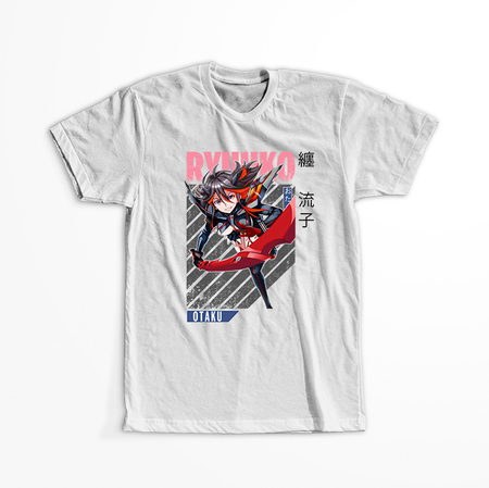 Koszulka Biała - Kill La Kill - WYBIERZ KOLOR KOSZULKI I FASON