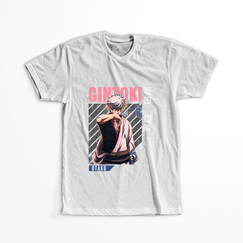 Koszulka Biała Gintama WYBIERZ KOLOR KOSZULKI I FASON