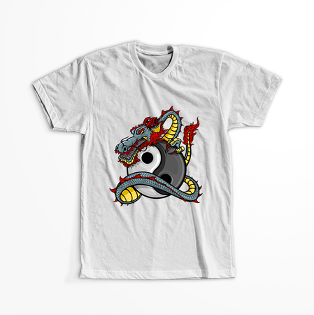 Koszulka Yin i Yang WYBIERZ KOLOR KOSZULKI I FASON