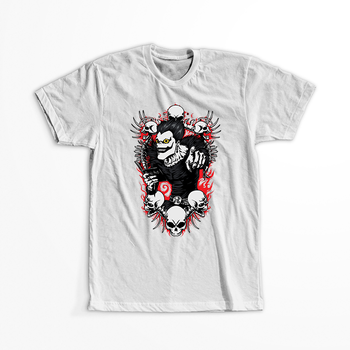 Koszulka Biała Death Note - WYBIERZ KOLOR KOSZULKI I FASON