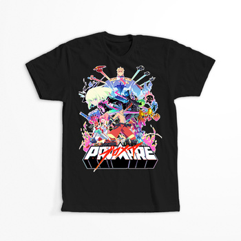 Koszulka Czarna Promare - WYBIERZ KOLOR KOSZULKI I FASON