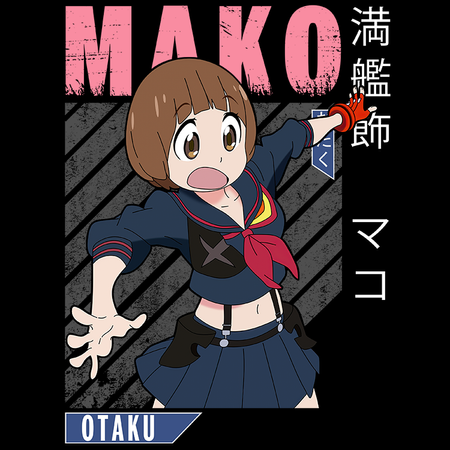 Koszulka Czarna - Kill La Kill - WYBIERZ KOLOR KOSZULKI I FASON