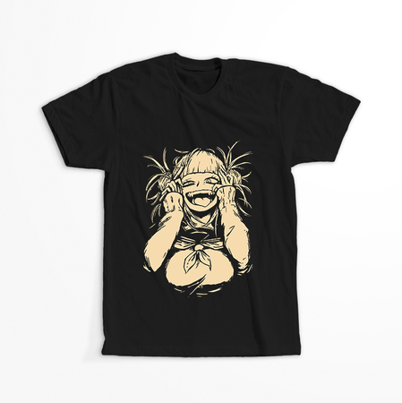 Koszulka Czarna My Hero Academia / Akademia bohaterów - WYBIERZ KOLOR KOSZULKI I FASON