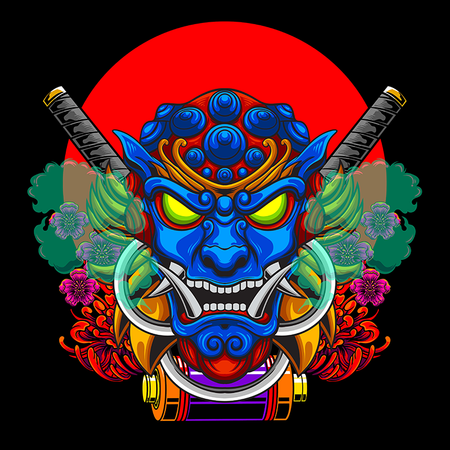 Koszulka Maska Samuraja KOLOR KOSZULKI I FASON