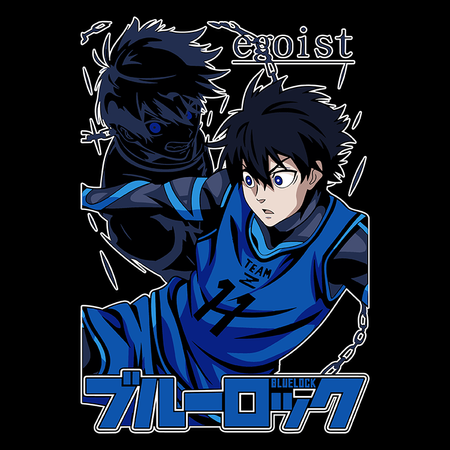 Koszulka Biała - Blue Lock - WYBIERZ KOLOR KOSZULKI I FASON