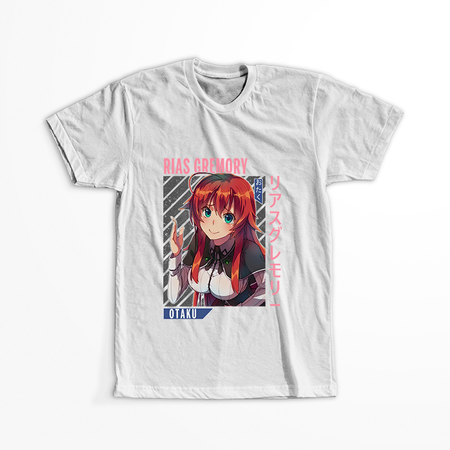 Koszulka Biała Highschool DxD - WYBIERZ KOLOR KOSZULKI I FASON