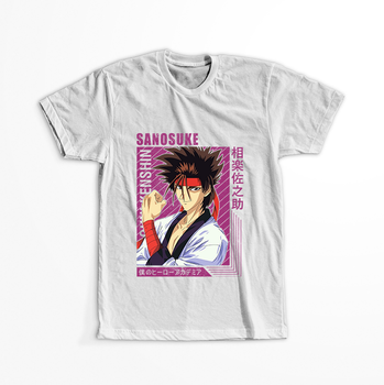 Koszulka Biała Rurouni Kenshin WYBIERZ KOLOR KOSZULKI I FASON