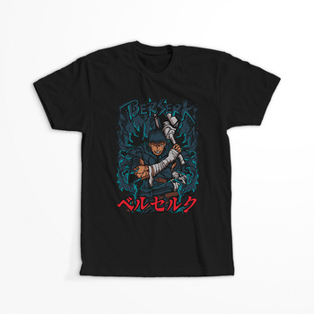 Koszulka Czarna - Berserk - WYBIERZ KOLOR KOSZULKI I FASON