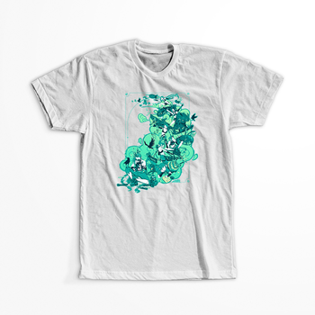 Koszulka Biała - League of Legends & Arcane - WYBIERZ KOLOR KOSZULKI I FASON