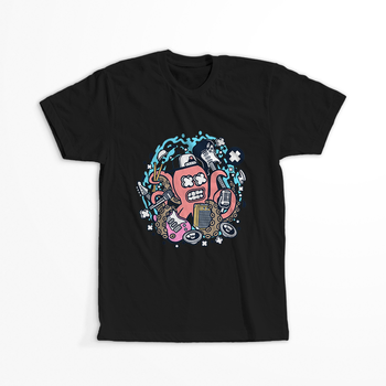 Koszulka Muzyka KOLOR KOSZULKI I FASON