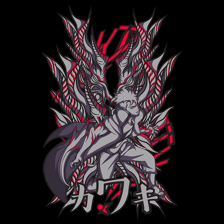 Koszulka Czarna Naruto / Boruto - WYBIERZ KOLOR KOSZULKI I FASON