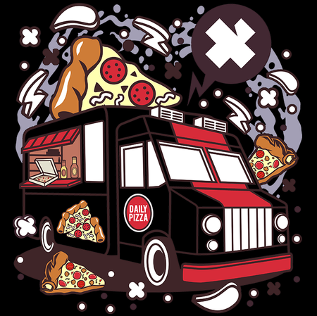 Koszulka Pizza WYBIERZ KOLOR KOSZULKI I FASON