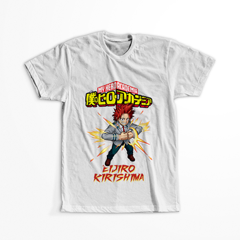 Koszulka Biała My Hero Academia / Akademia bohaterów - WYBIERZ KOLOR KOSZULKI I FASON