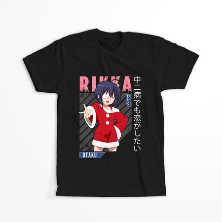 Koszulka Czarna Chuunibyou demo Koi ga Shitai! / Love, Chunibyo & Other Delusions! - WYBIERZ KOLOR KOSZULKI I FASON