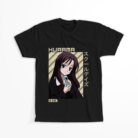 Koszulka Czarna School Days - WYBIERZ FASON KOSZULKI