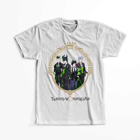 Koszulka Biała - Twisted Wonderland DIASOMNIA WYBIERZ KOLOR KOSZULKI I FASON