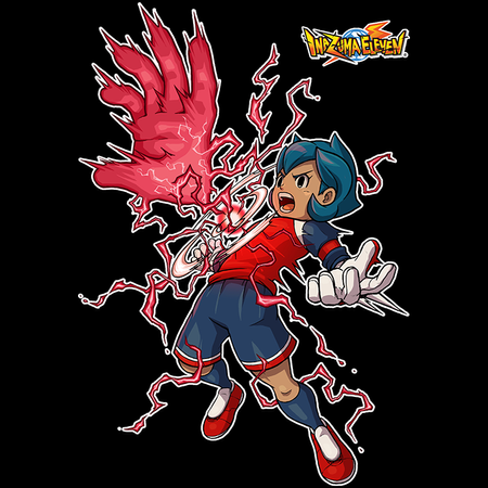 Koszulka Biała - Inazuma Eleven- WYBIERZ KOLOR KOSZULKI I FASON