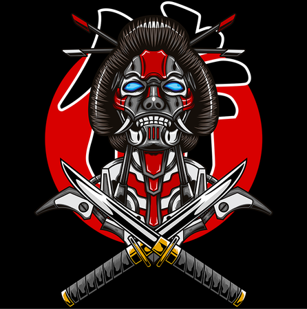 Torba z uszami z Mecha samuraj