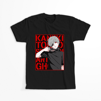 Koszulka Czarna Tokyo Ghoul - WYBIERZ KOLOR KOSZULKI I FASON