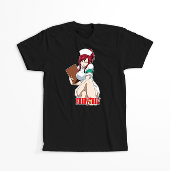 Koszulka Czarna Fairy Tail - WYBIERZ KOLOR KOSZULKI I FASON