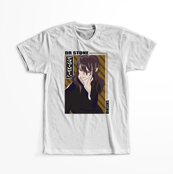 Koszulka Biała Dr. Stone - WYBIERZ KOLOR KOSZULKI I FASON