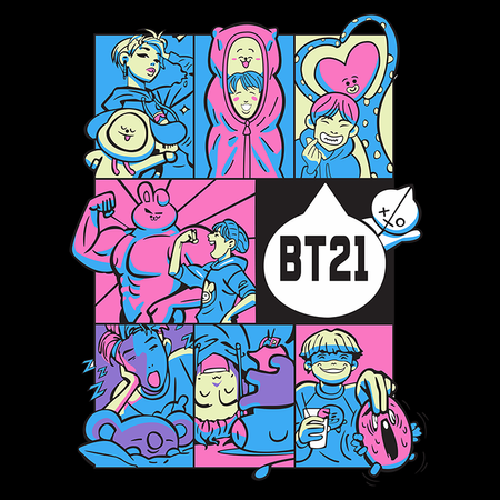 Torba z uszami z BTS